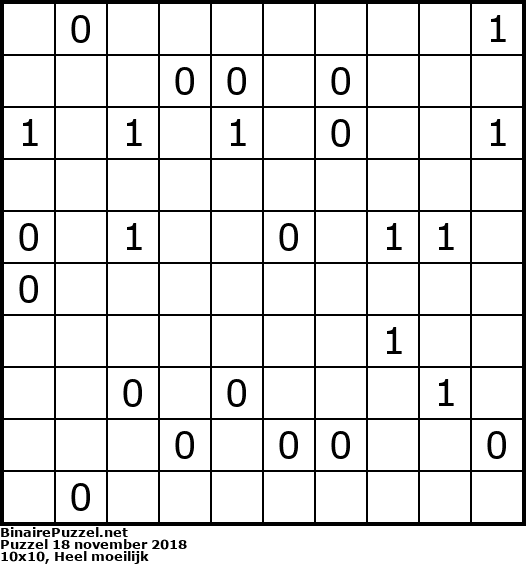 Binaire Puzzel