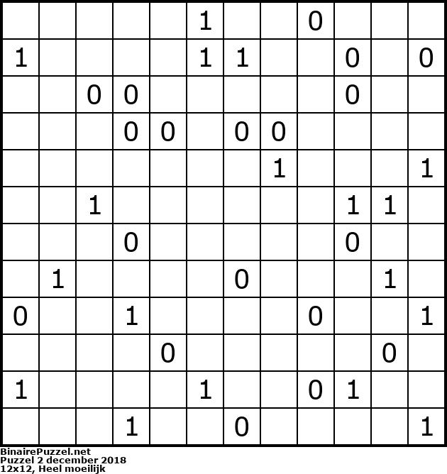 Binaire Puzzel
