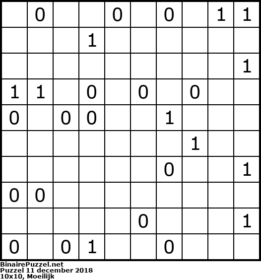 Binaire Puzzel