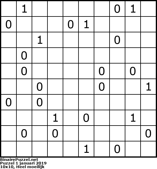 Binaire Puzzel