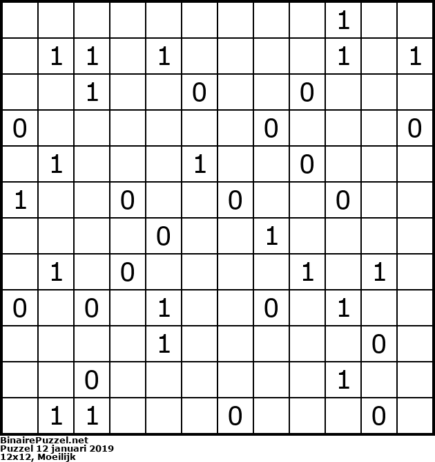 Binaire Puzzel