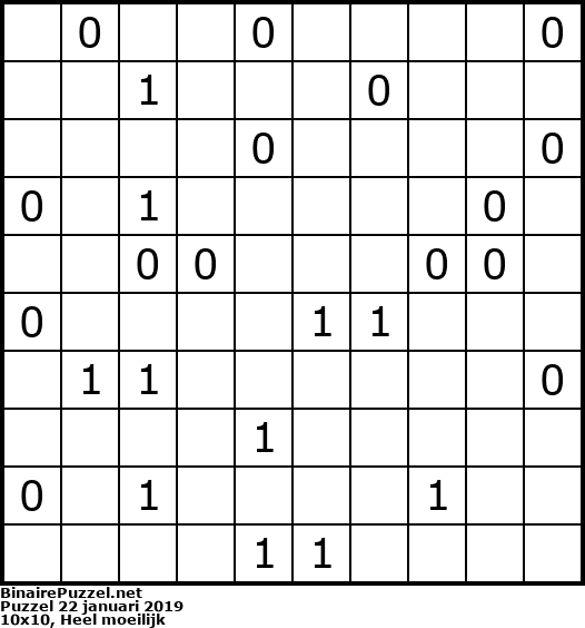 Binaire Puzzel
