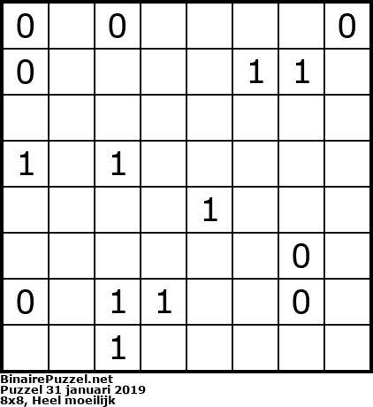 Binaire Puzzel