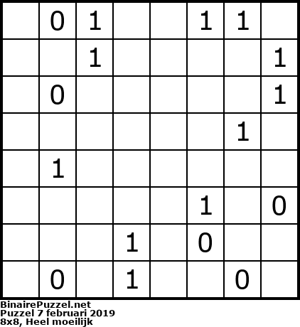 Binaire Puzzel