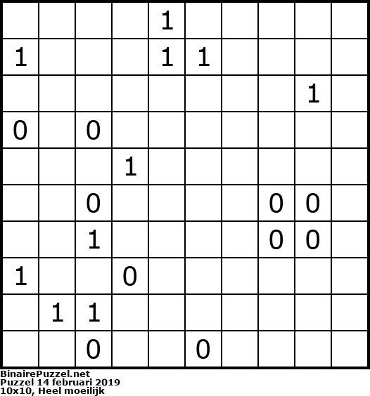 Binaire Puzzel