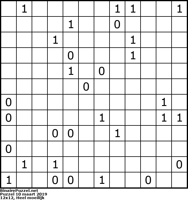 Binaire Puzzel