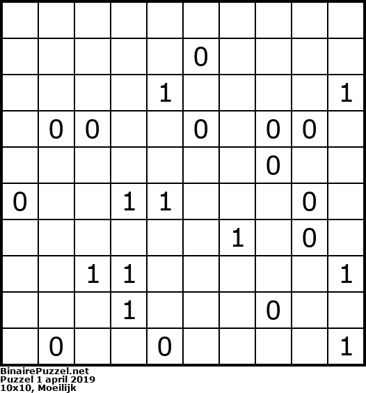 Binaire Puzzel