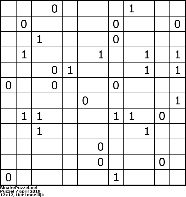 Binaire Puzzel