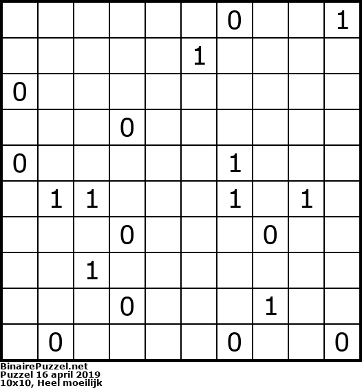 Binaire Puzzel