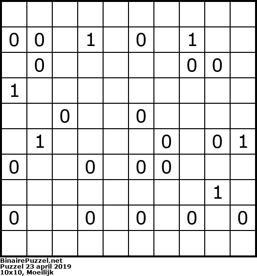 Binaire Puzzel