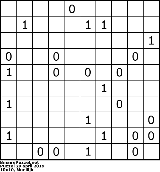 Binaire Puzzel