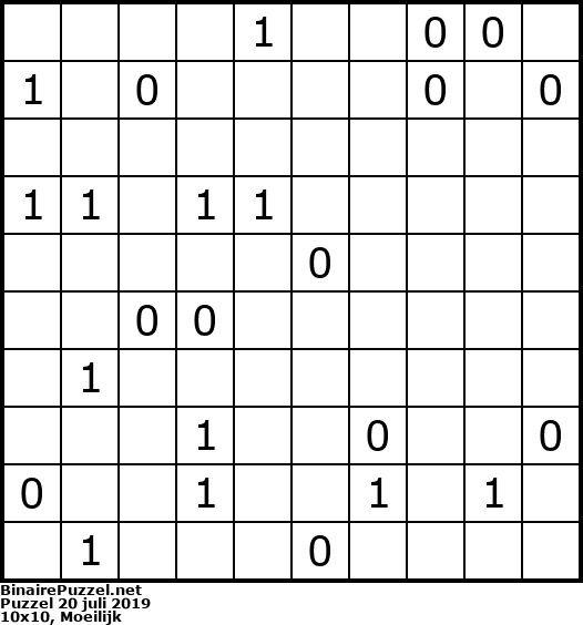 Binaire Puzzel