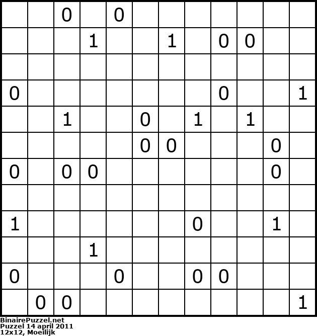 Binaire Puzzel