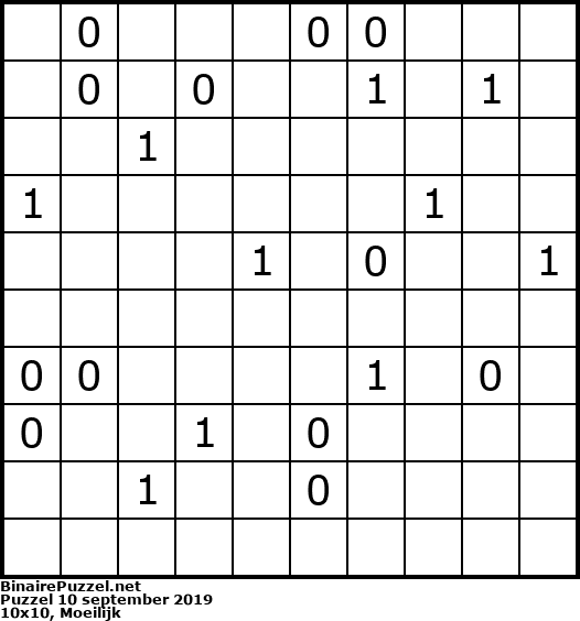 Binaire Puzzel