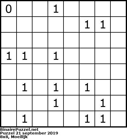 Binaire Puzzel