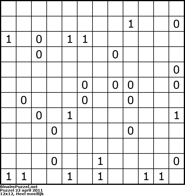 Binaire Puzzel