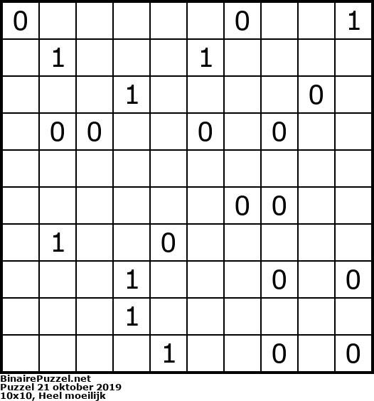 Binaire Puzzel