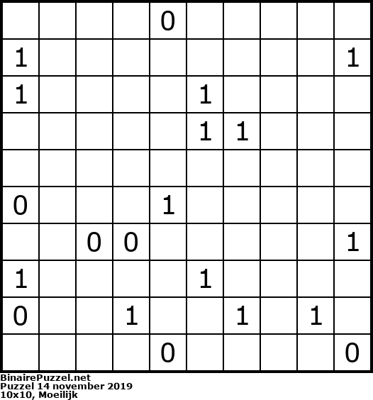 Binaire Puzzel