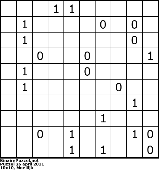 Binaire Puzzel