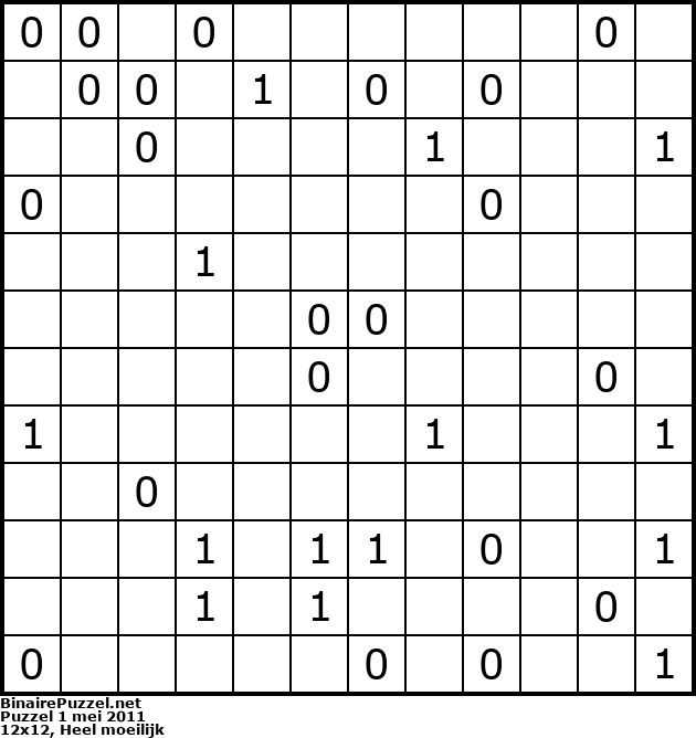 Binaire Puzzel