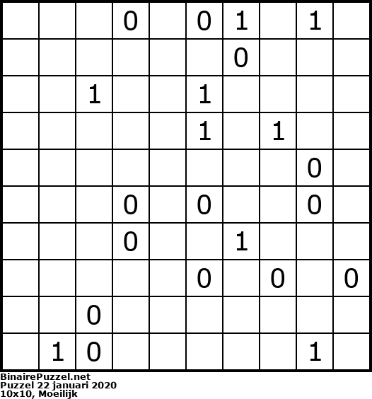 Binaire Puzzel