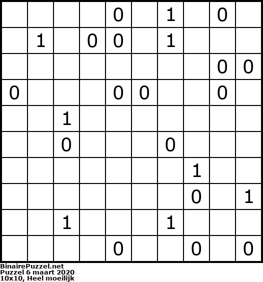 Binaire Puzzel