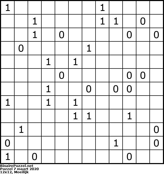 Binaire Puzzel