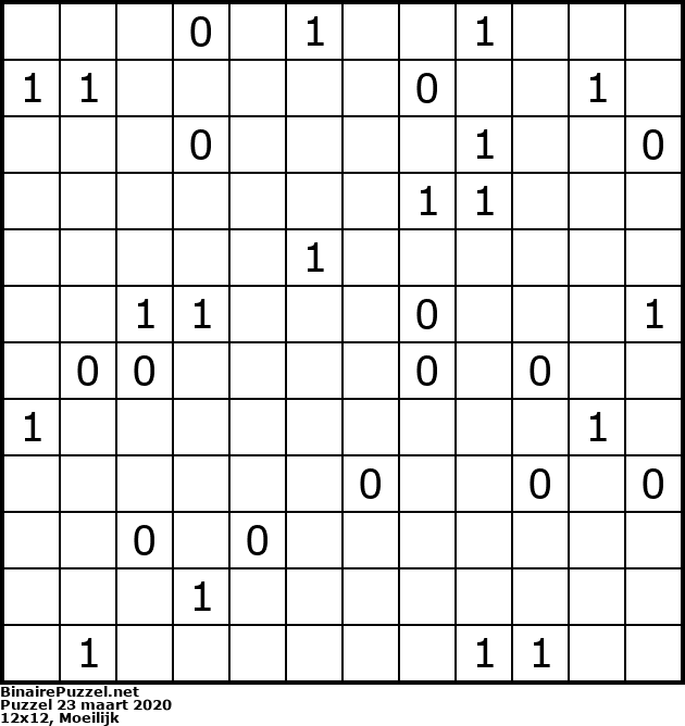 Binaire Puzzel