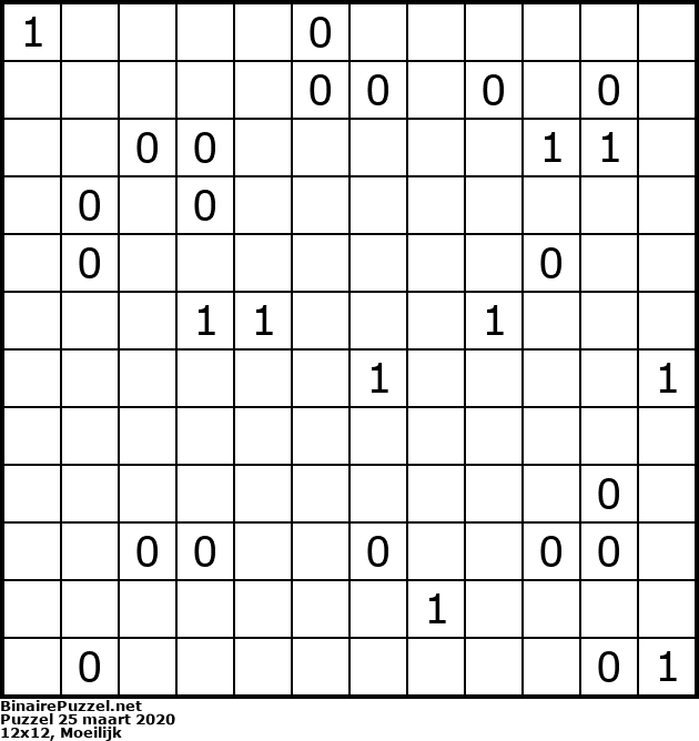 Binaire Puzzel