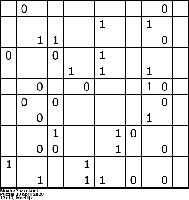 Binaire Puzzel