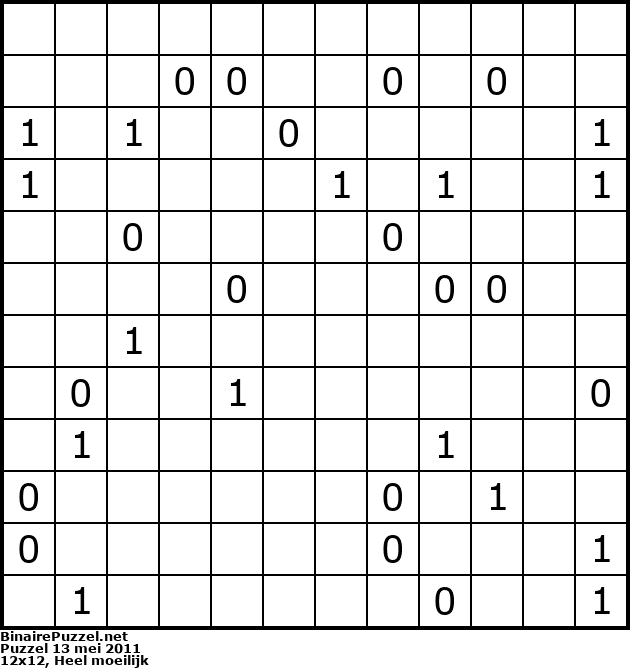 Binaire Puzzel