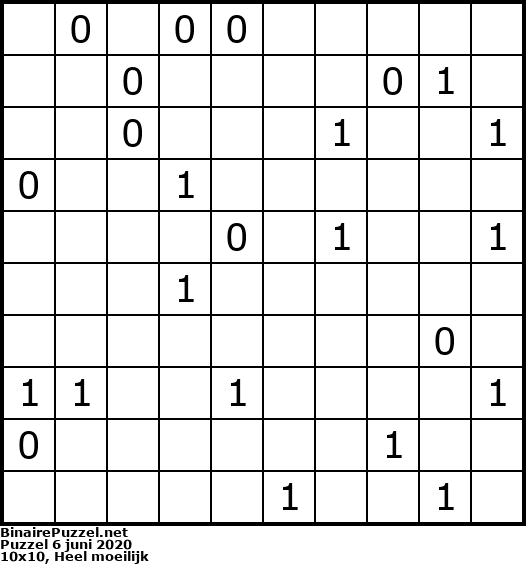 Binaire Puzzel