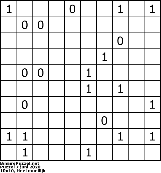 Binaire Puzzel