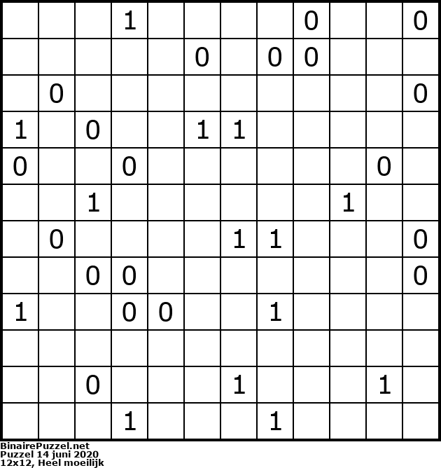 Binaire Puzzel