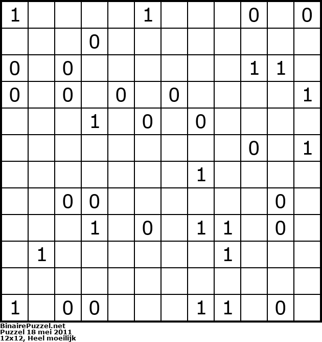 Binaire Puzzel