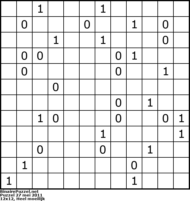 Binaire Puzzel