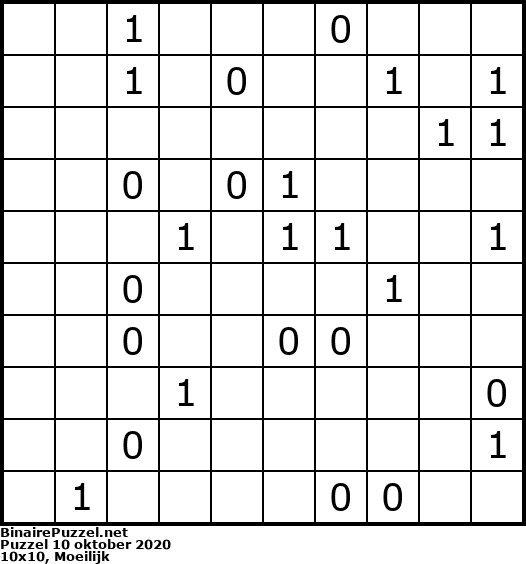 Binaire Puzzel
