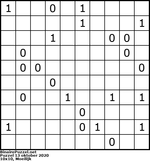 Binaire Puzzel
