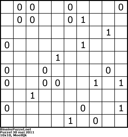 Binaire Puzzel
