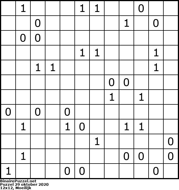 Binaire Puzzel