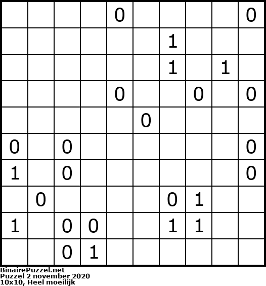 Binaire Puzzel