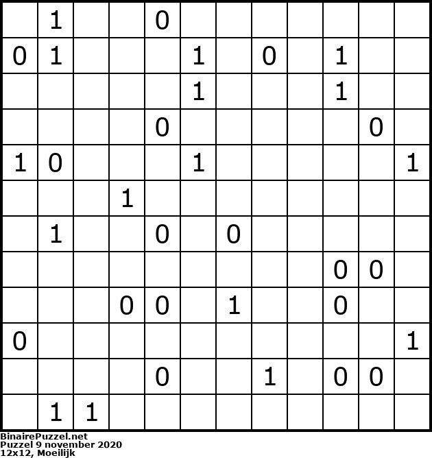 Binaire Puzzel