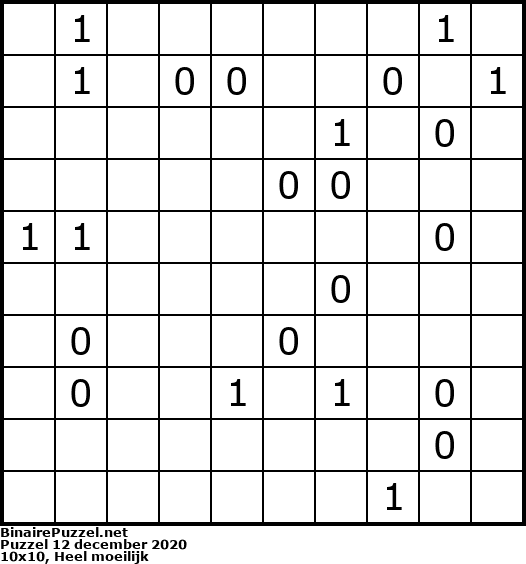 Binaire Puzzel