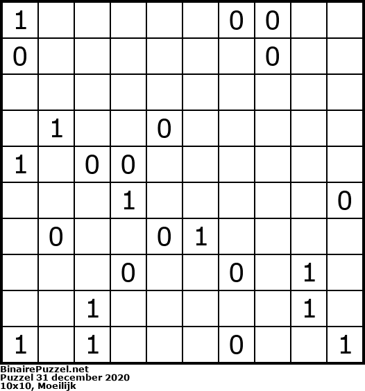 Binaire Puzzel