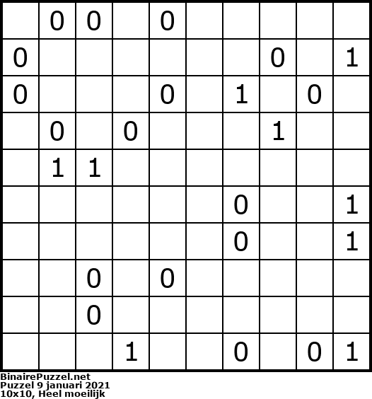 Binaire Puzzel