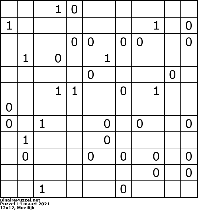 Binaire Puzzel