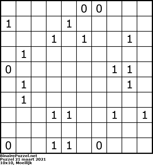 Binaire Puzzel