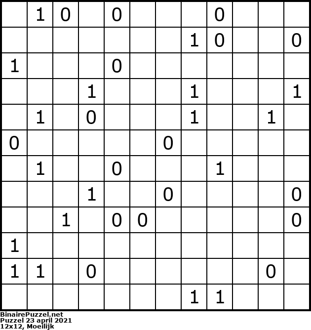 Binaire Puzzel
