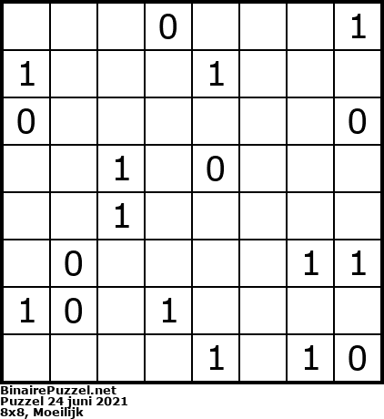 Binaire Puzzel
