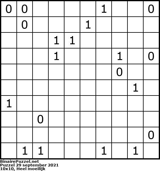 Binaire Puzzel